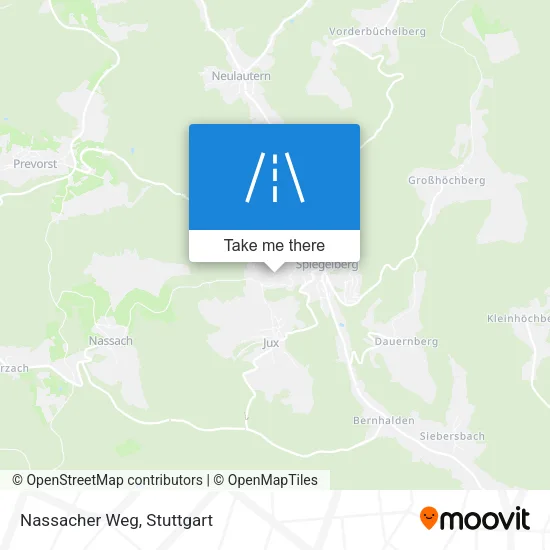 Карта Nassacher Weg