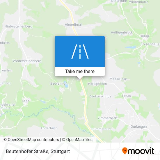 Beutenhofer Straße map