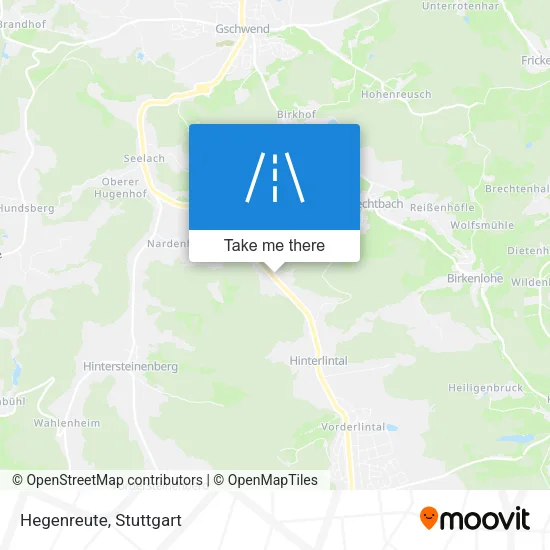 Hegenreute map