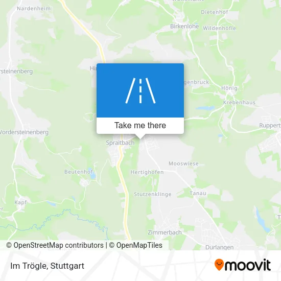 Карта Im Trögle