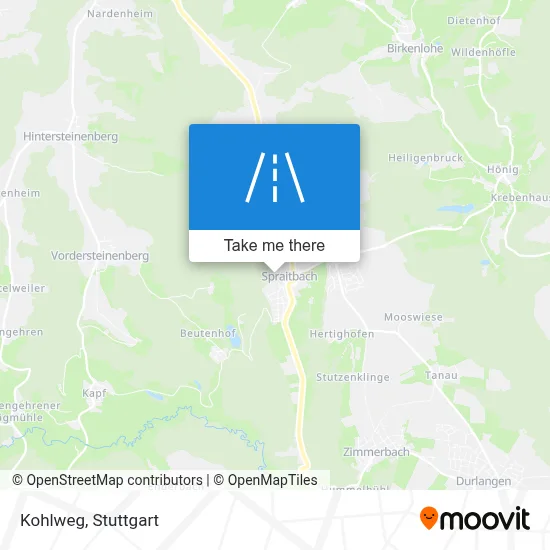 Kohlweg map
