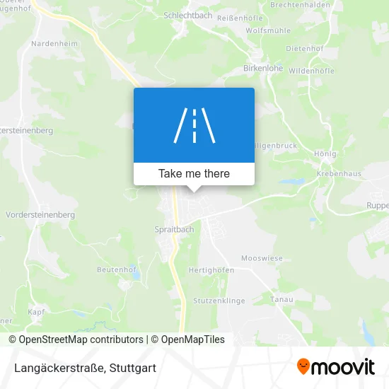 Карта Langäckerstraße