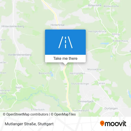 Карта Mutlanger Straße