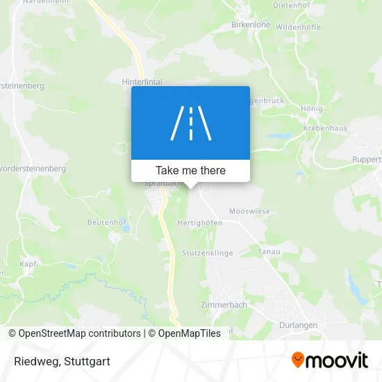 Карта Riedweg