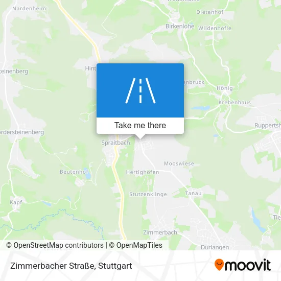 Карта Zimmerbacher Straße