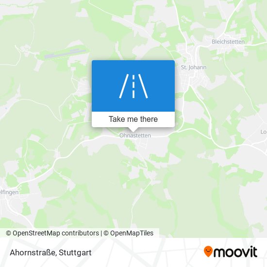 Карта Ahornstraße