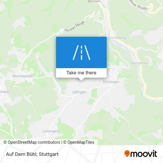 Auf Dem Bühl map