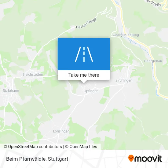 Карта Beim Pfarrwäldle
