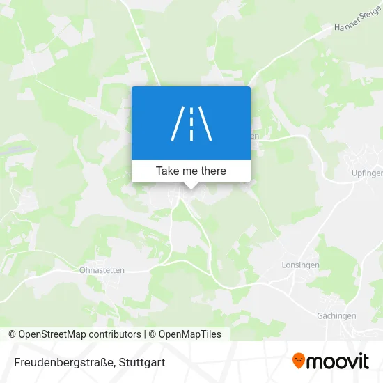 Карта Freudenbergstraße