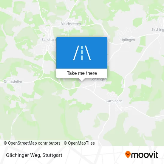 Карта Gächinger Weg