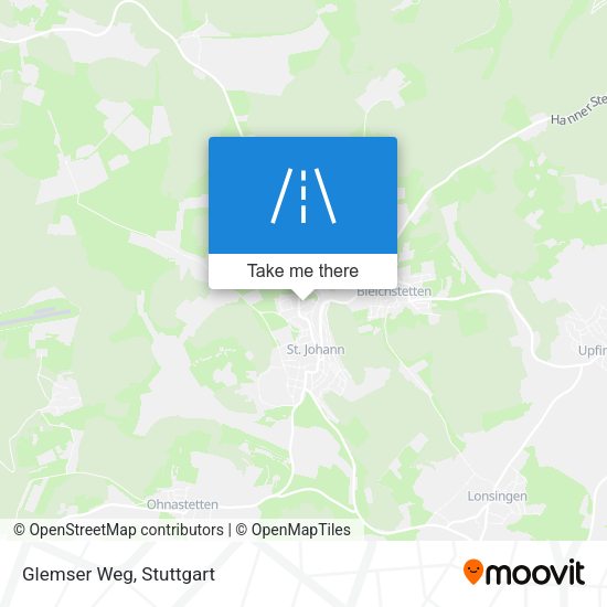 Карта Glemser Weg