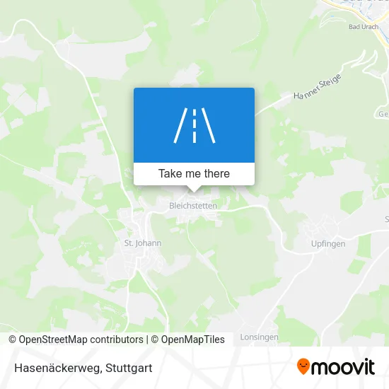 Карта Hasenäckerweg