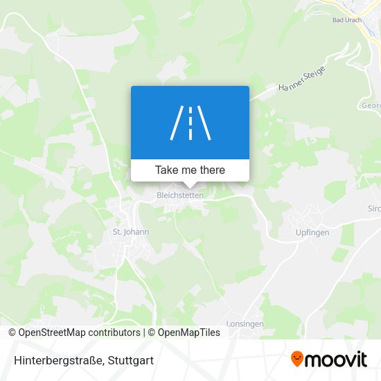Hinterbergstraße map