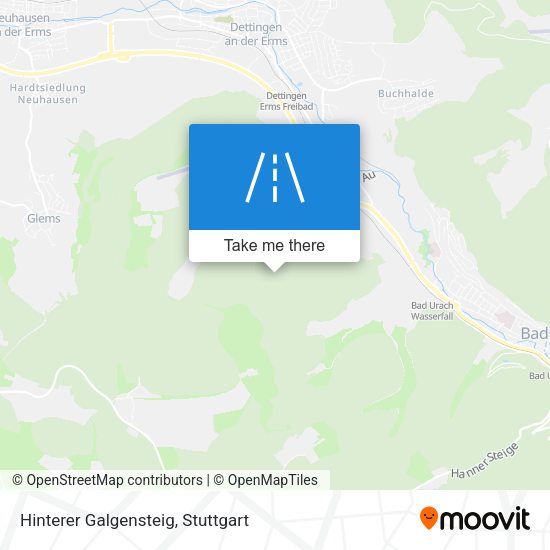 Карта Hinterer Galgensteig