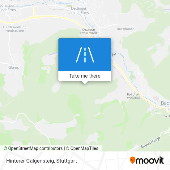 Карта Hinterer Galgensteig