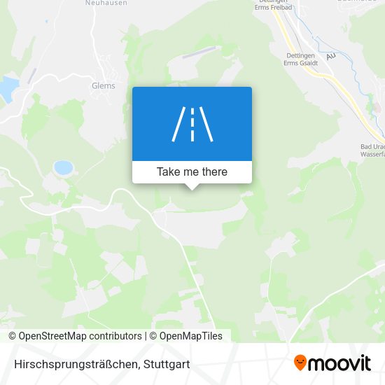 Hirschsprungsträßchen map