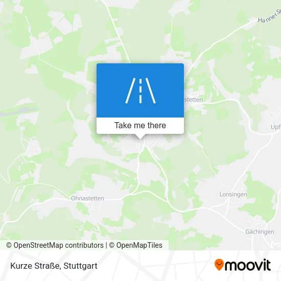 Карта Kurze Straße