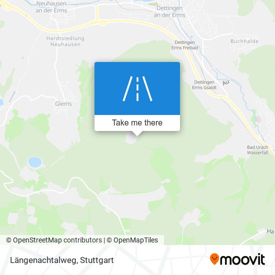 Längenachtalweg map