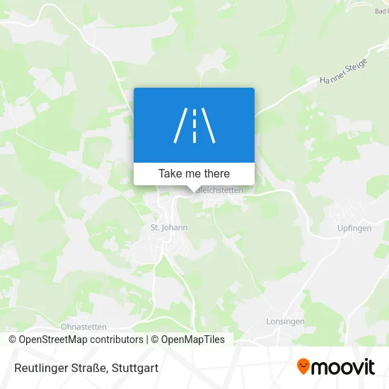 Карта Reutlinger Straße