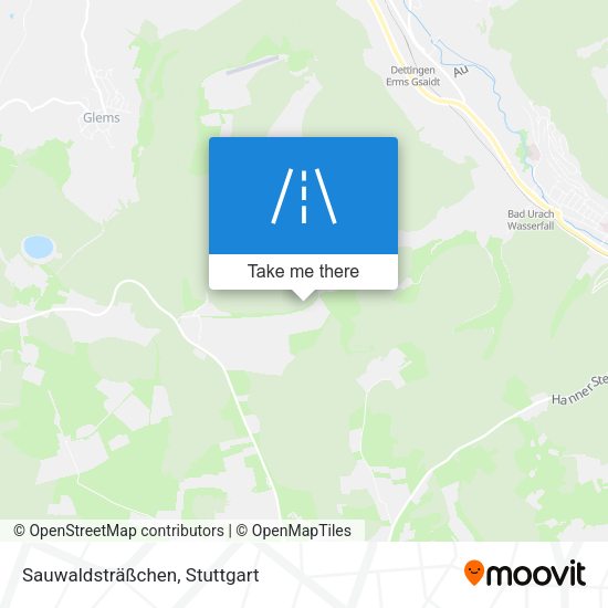 Sauwaldsträßchen map