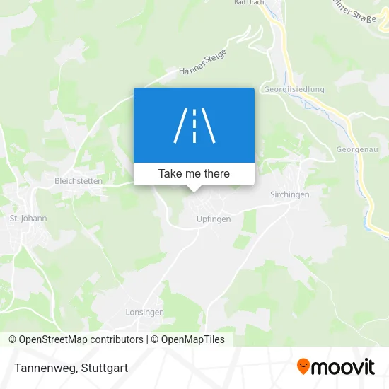 Карта Tannenweg