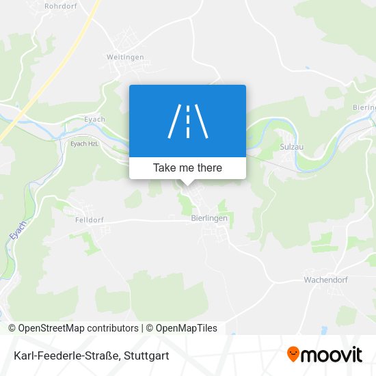 Karl-Feederle-Straße map