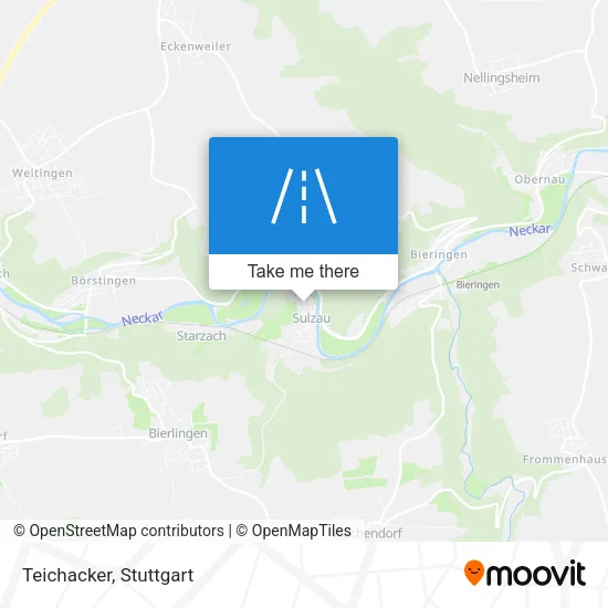 Карта Teichacker