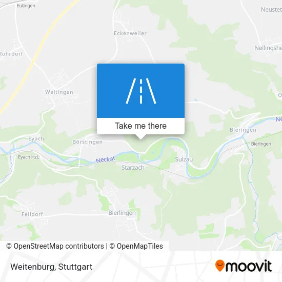 Карта Weitenburg