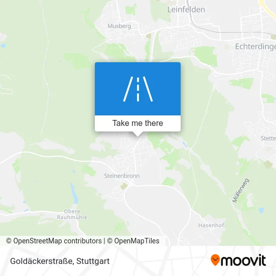 Карта Goldäckerstraße