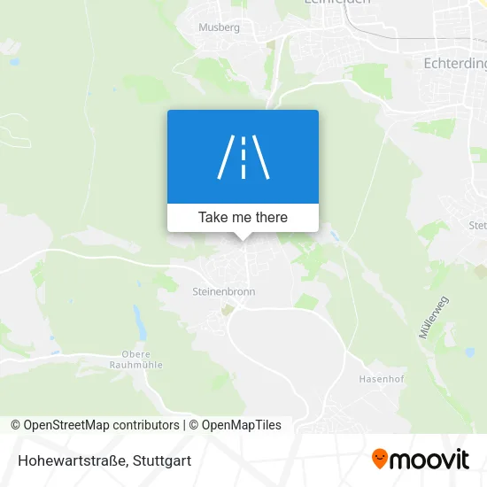 Карта Hohewartstraße