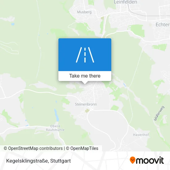 Карта Kegelsklingstraße