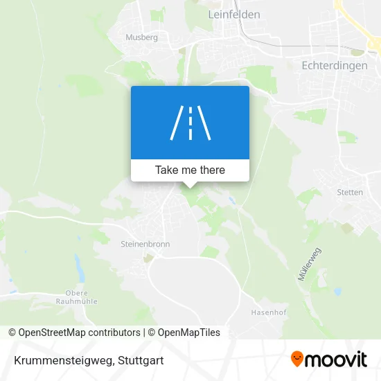 Krummensteigweg map