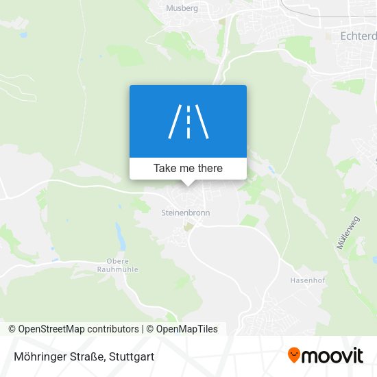 Möhringer Straße map
