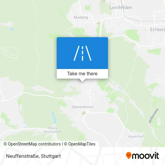 Карта Neuffenstraße