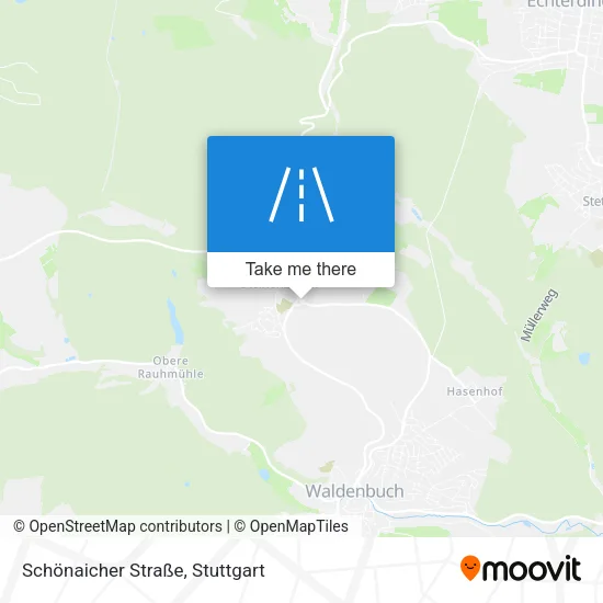 Карта Schönaicher Straße