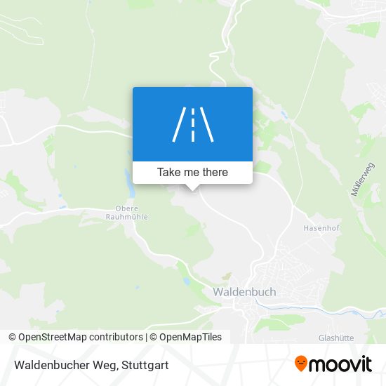 Waldenbucher Weg map