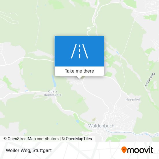 Карта Weiler Weg