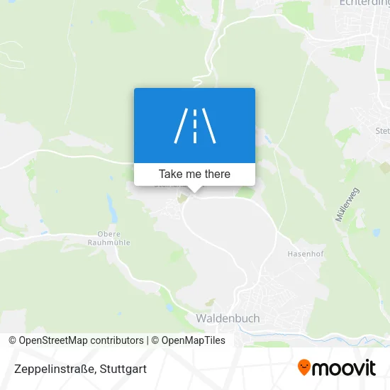 Карта Zeppelinstraße