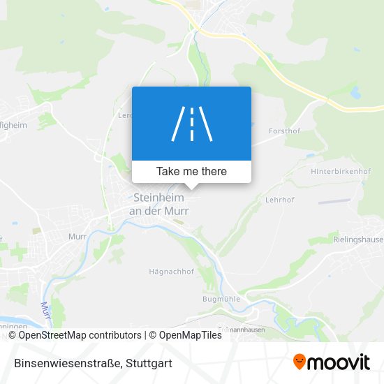 Binsenwiesenstraße map