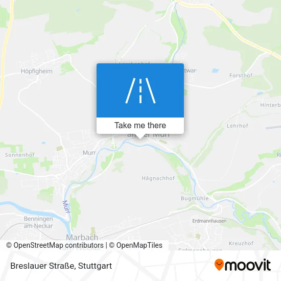 Карта Breslauer Straße