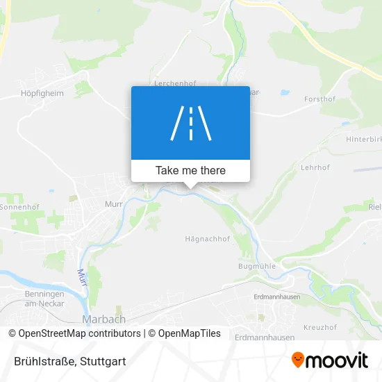 Карта Brühlstraße