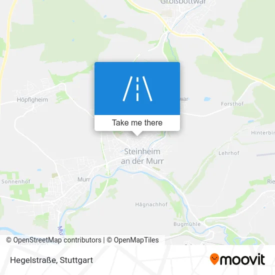 Карта Hegelstraße