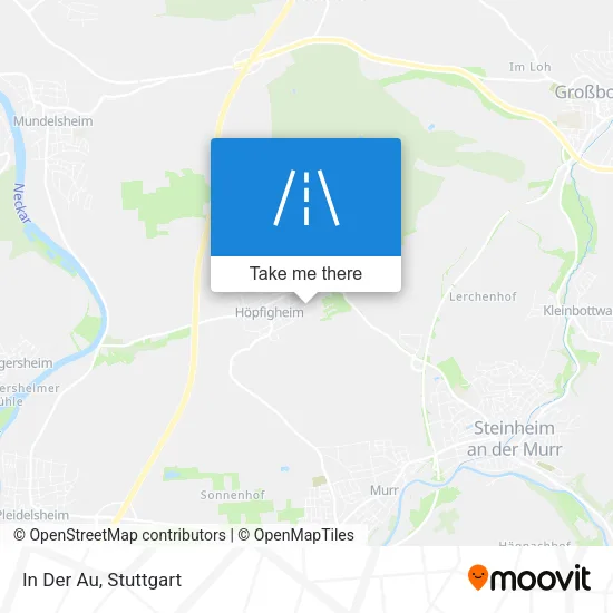 Карта In Der Au