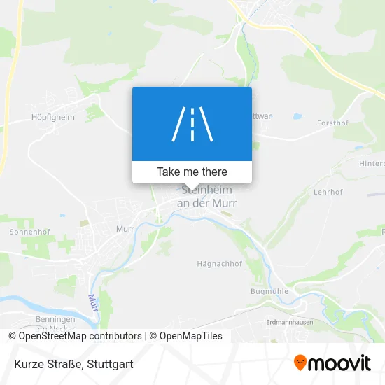 Карта Kurze Straße