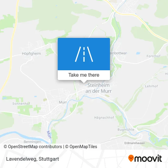 Lavendelweg map