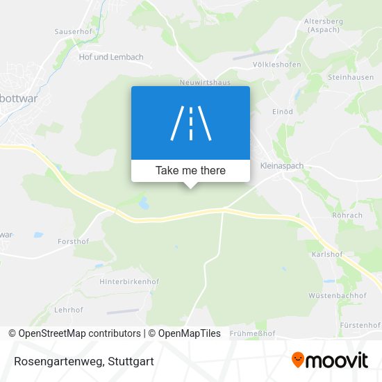 Карта Rosengartenweg