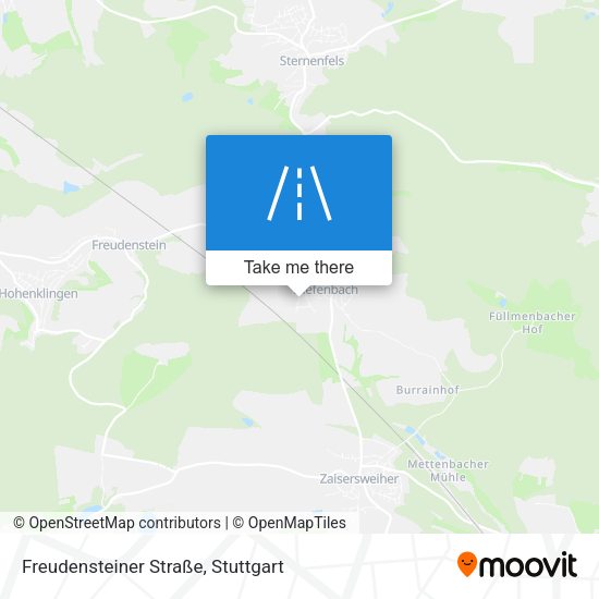 Карта Freudensteiner Straße