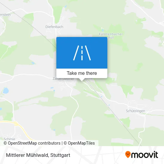 Карта Mittlerer Mühlwald