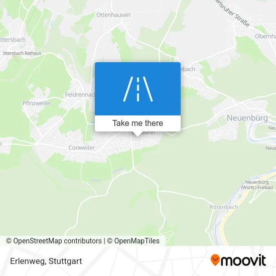 Карта Erlenweg