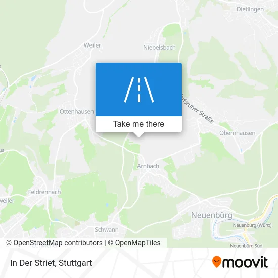 Карта In Der Striet